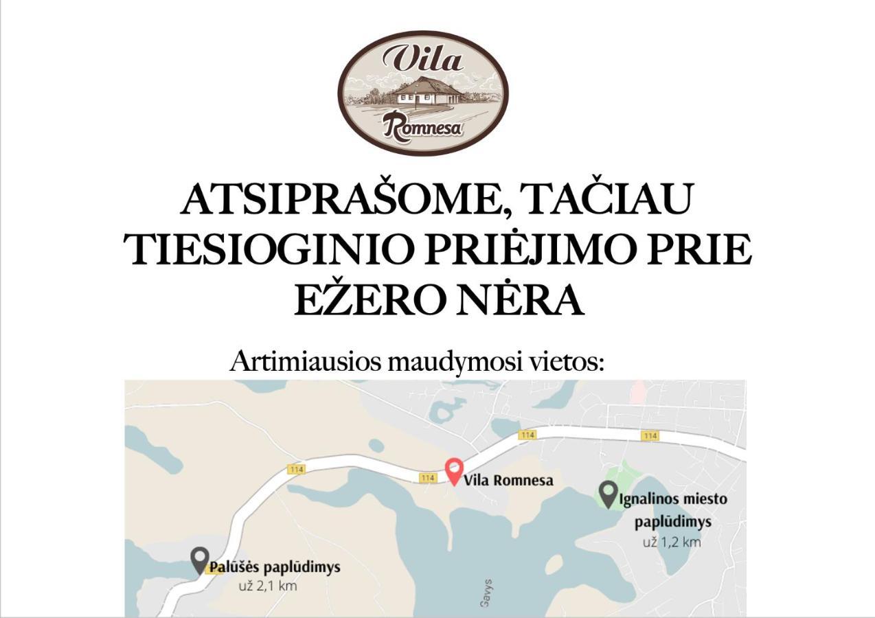 Vila Romnesa Ignalina Εξωτερικό φωτογραφία